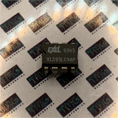 93LC46 - CI EEPROM Serial-Microwire 1K-bit 128 x 8/64 x 16 - XLS93LC46P 2.5V/3.3V/5V - DIP 8PINOS